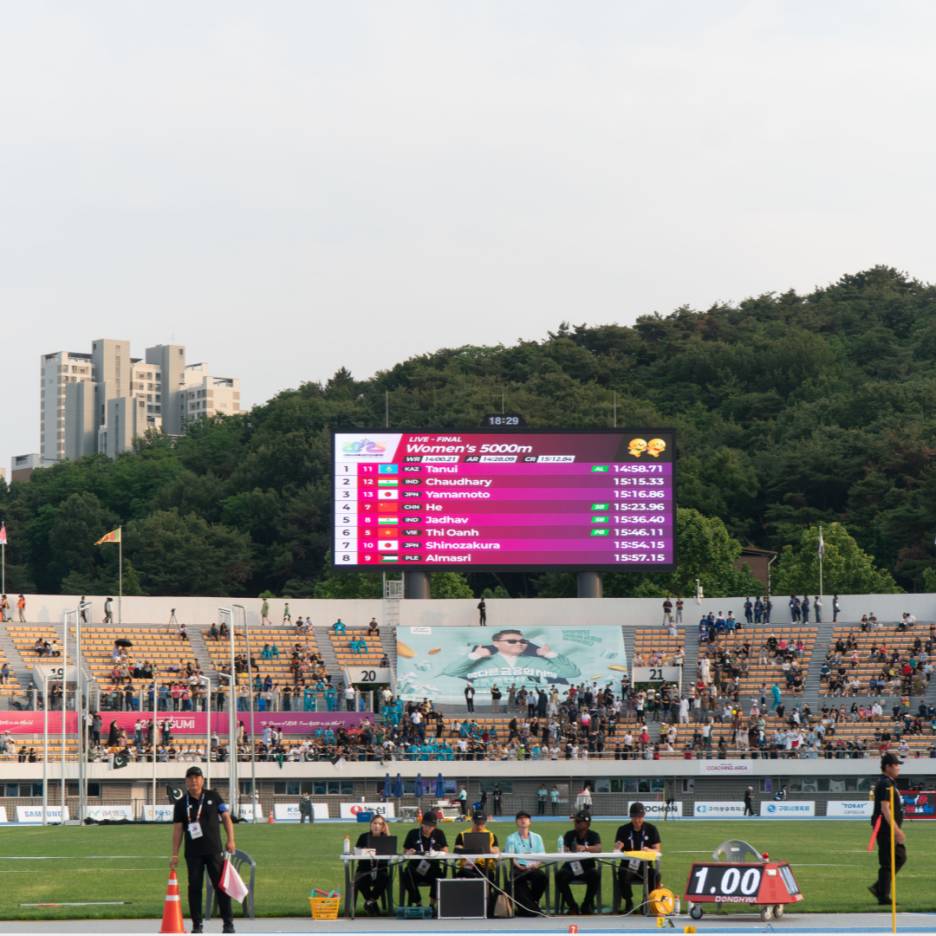 Successful Operation of SportsXOS at the 2025 Gumi Asian Athletics Championships
