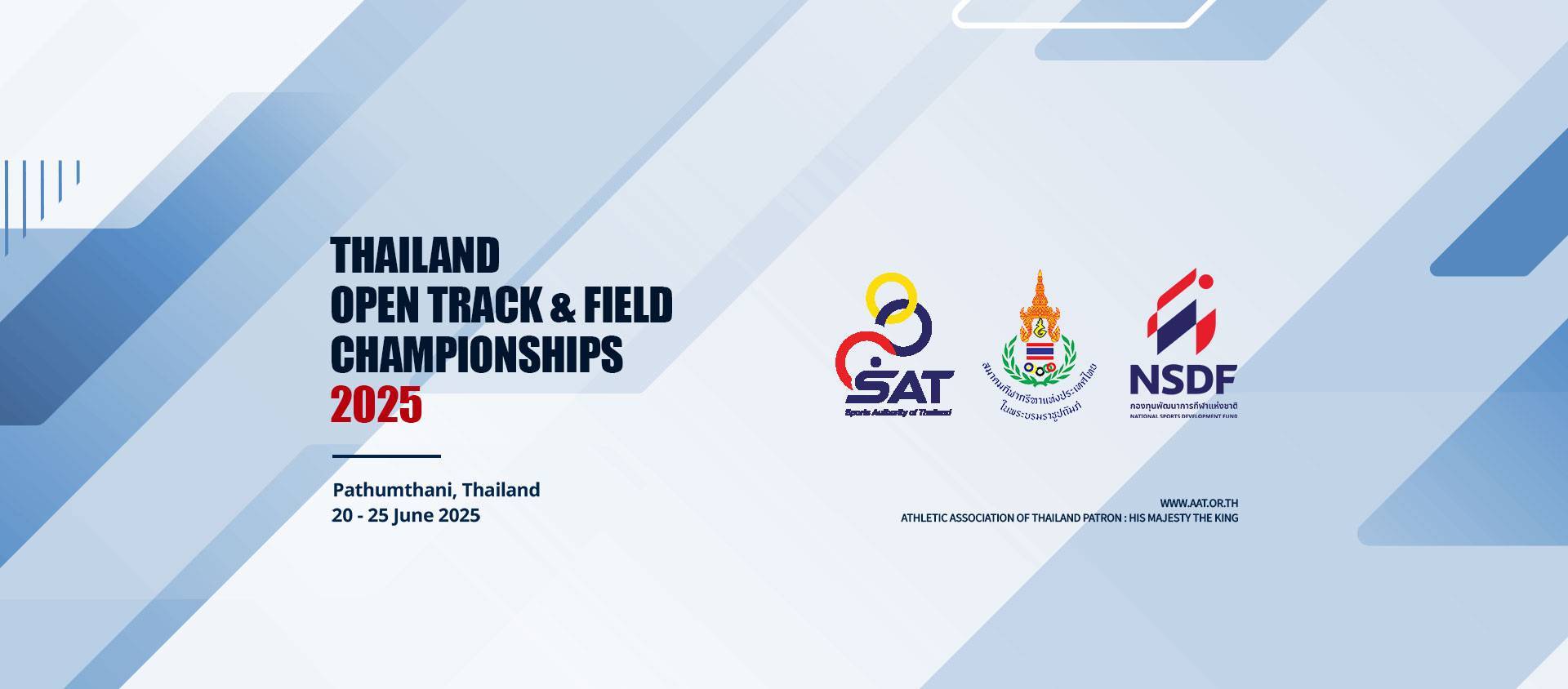 Thailand Open Track & Field Championships 2025 표지 이미지